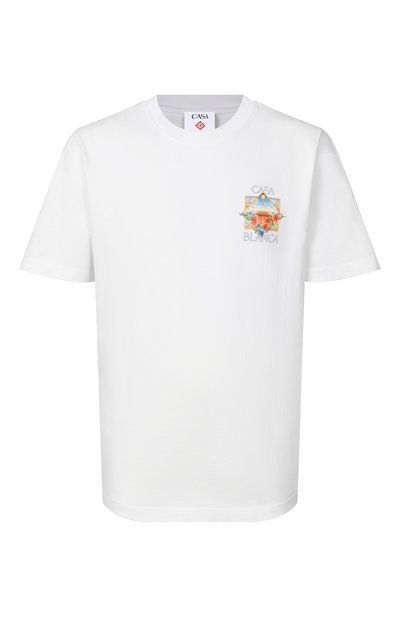 Мужская хлопковая футболка CASABLANCA, арт. M-SS26-JTS-001-13