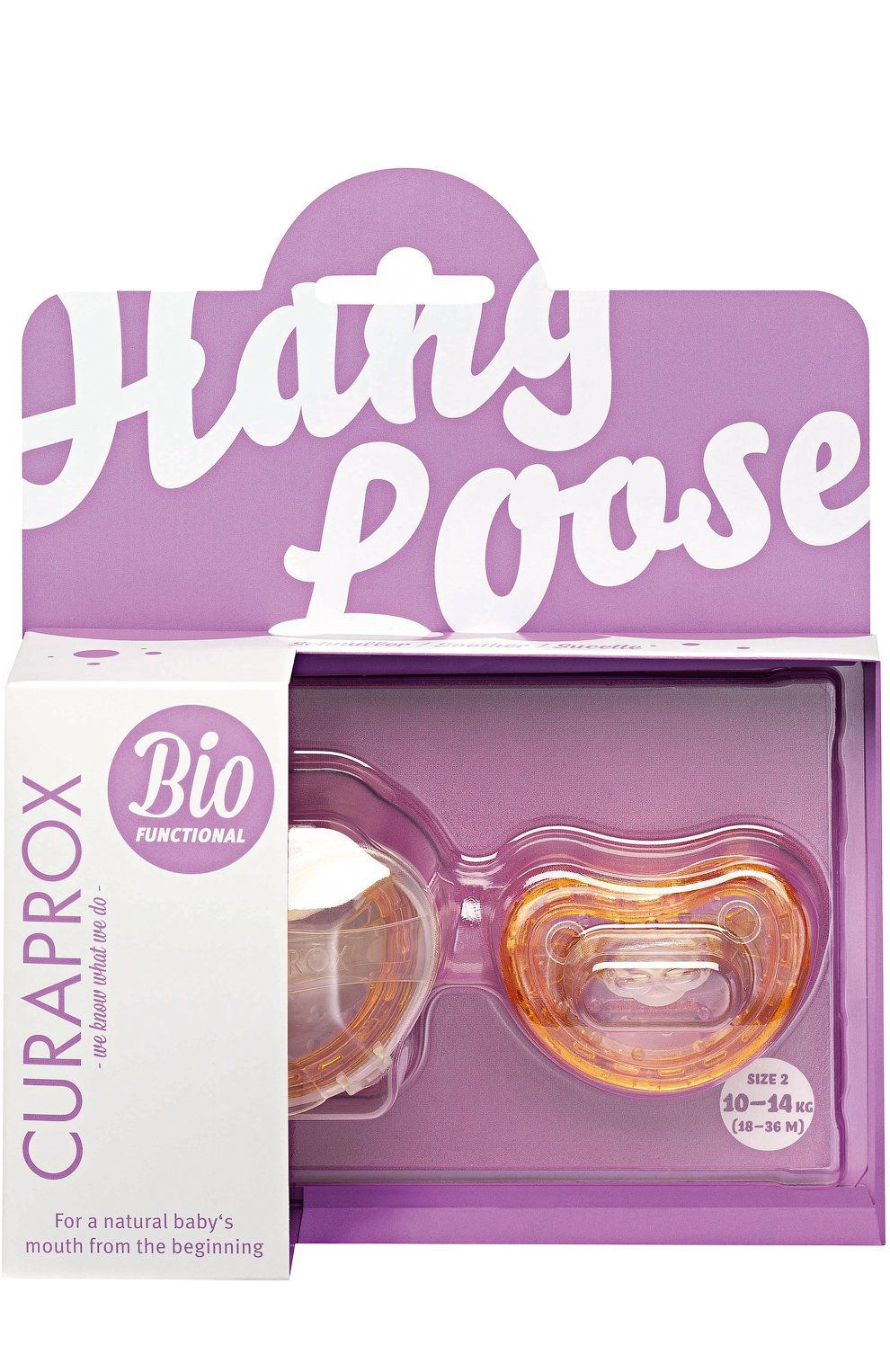 Био-соска для детей от 18 до 36 месяцев CURAPROX, арт. 7612412424058, фото 1