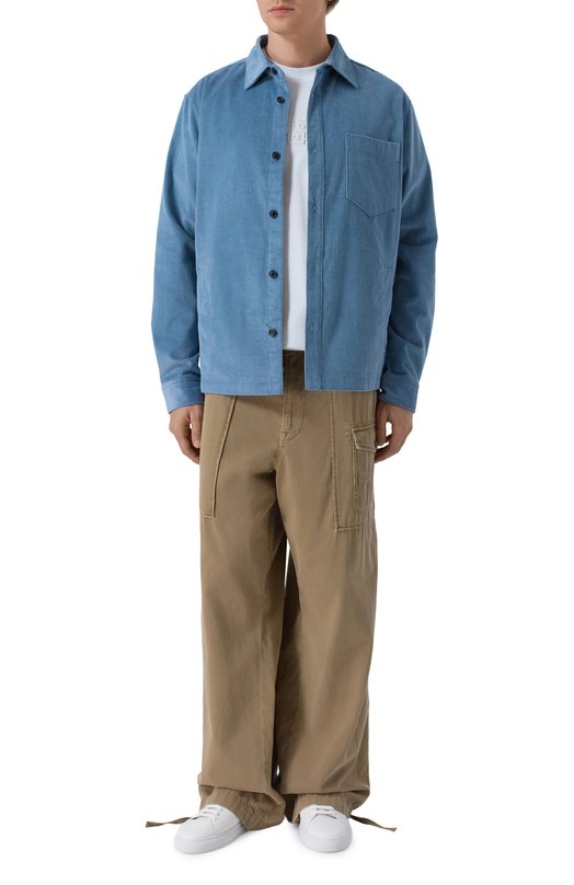 Вельветовая куртка-рубашка HUGO 50555777 Голубой  50555777 Фото 2