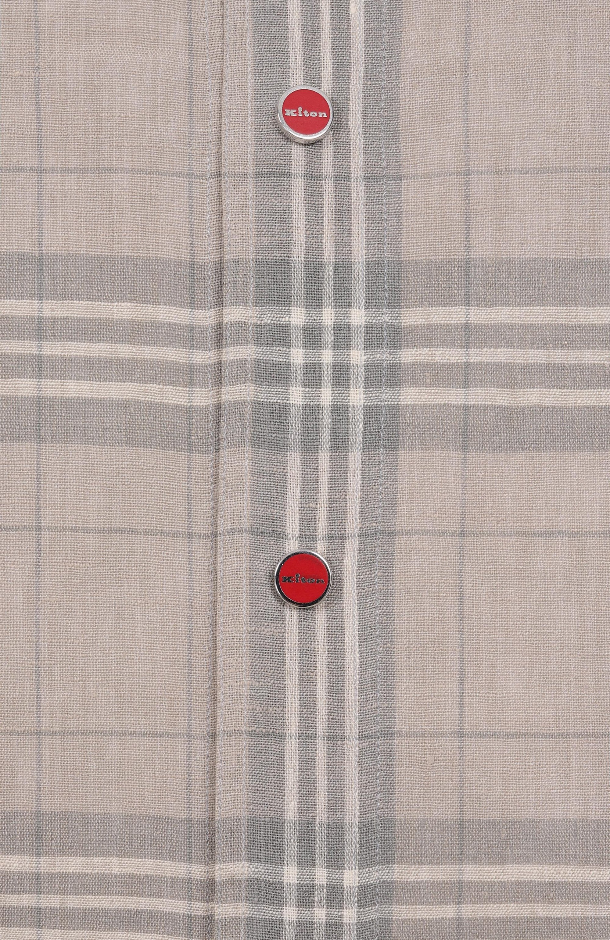 Льняная рубашка KITON, арт. UMCMARH0926705_46-50, фото 6