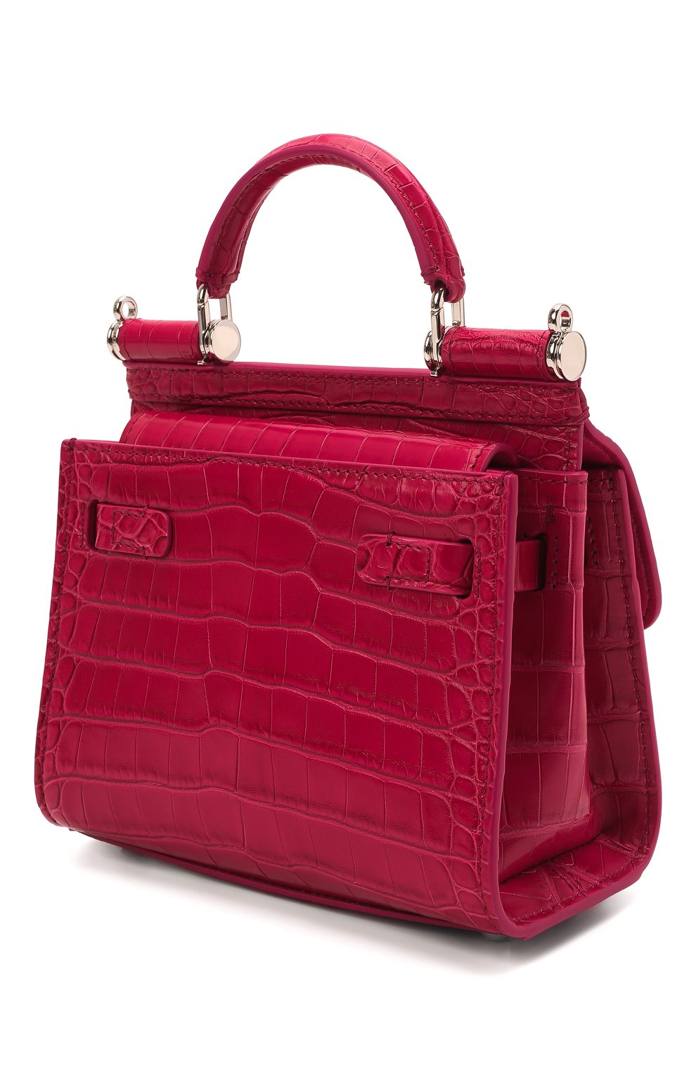 Сумка sicily 58 micro из кожи аллигатора DOLCE & GABBANA, арт. BB6846/A2Y14/AMIS, фото 4