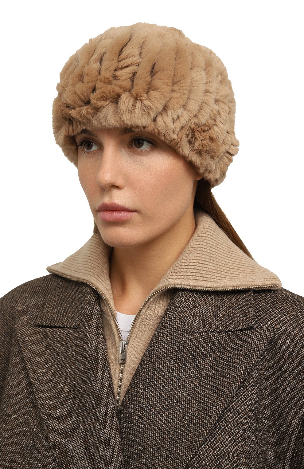 Меховой ободок из кролика YVES SALOMON, арт. 23WAA100XXKREX, фото 2