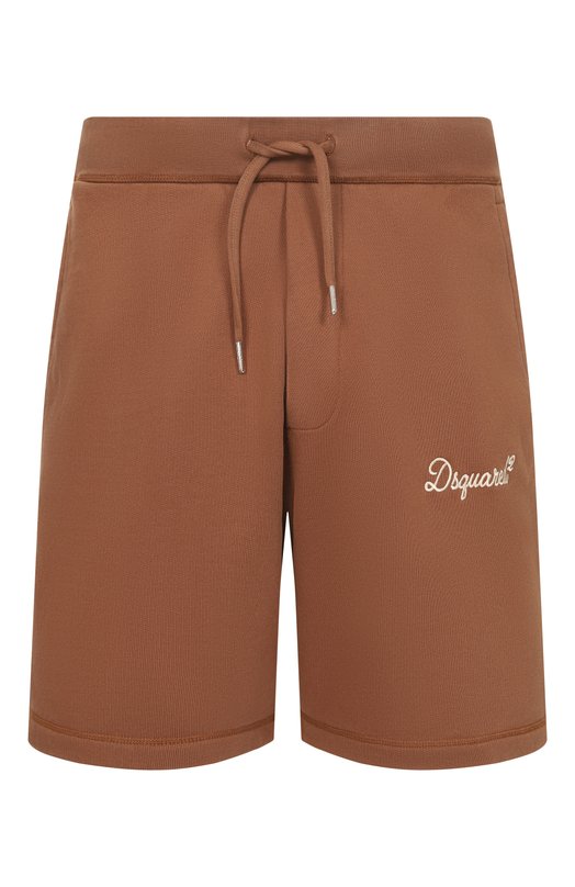 Хлопковые шорты Dsquared2 S74MU0969/D25029 Коричневый S74MU0969/D25029