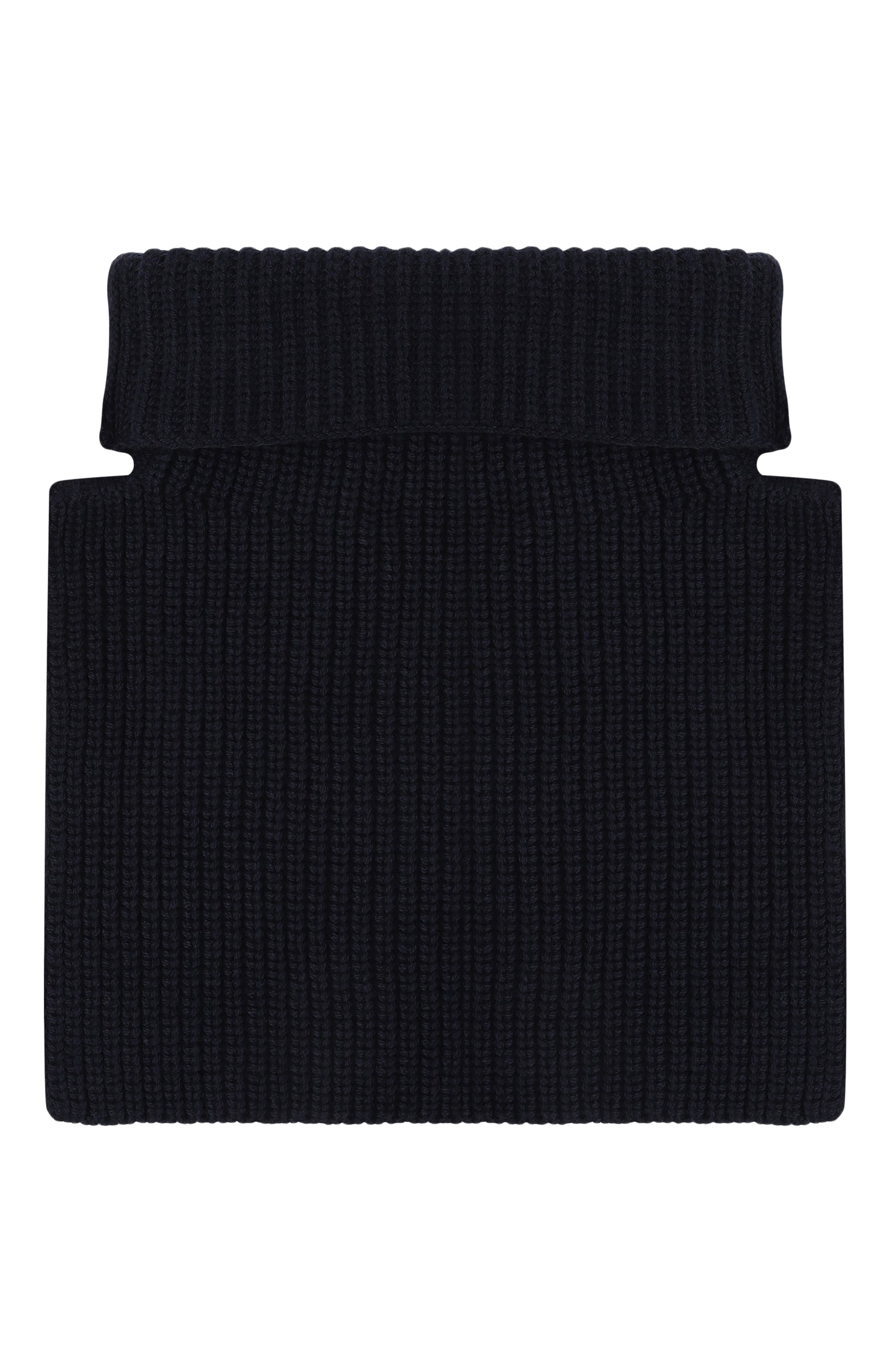 Шарф-манишка из хлопка и шерсти EMPORIO ARMANI, арт. EB000683/AF17338, фото 2