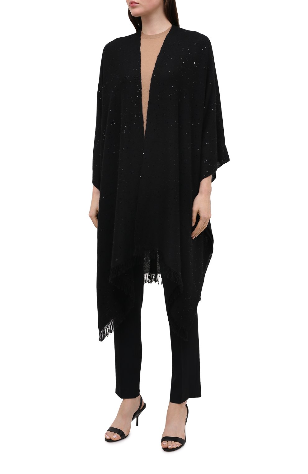 Пон чо из смеси кашемира и шелка BRUNELLO CUCINELLI, арт. MSCDVSP18, фото 3