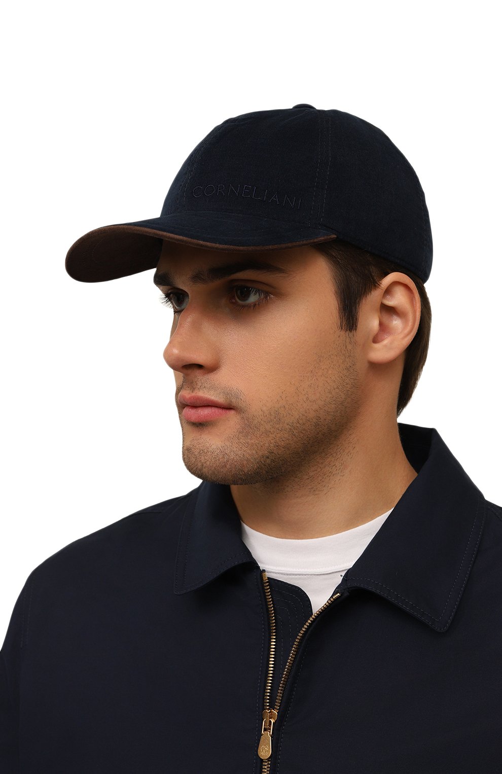 Вельветовая бейсболка CORNELIANI, арт. 940508-9429205, фото 2