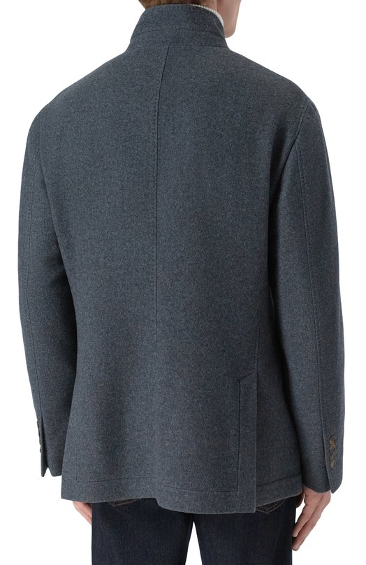 Кашемировая куртка Brunello Cucinelli MT4016265 Серый  MT4016265 Фото 4