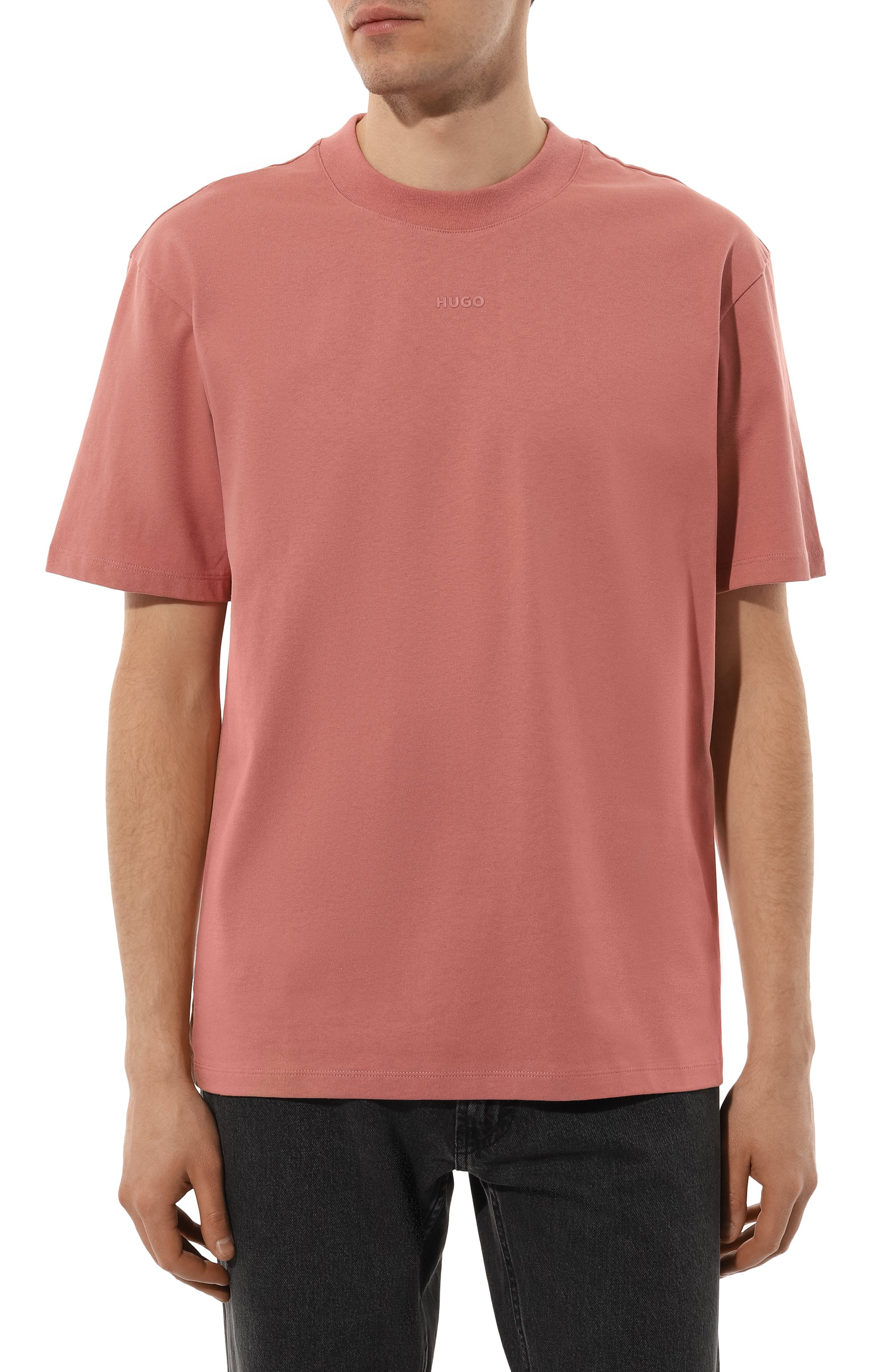 Хлопковая футболка HUGO, арт. 50488330, фото 3