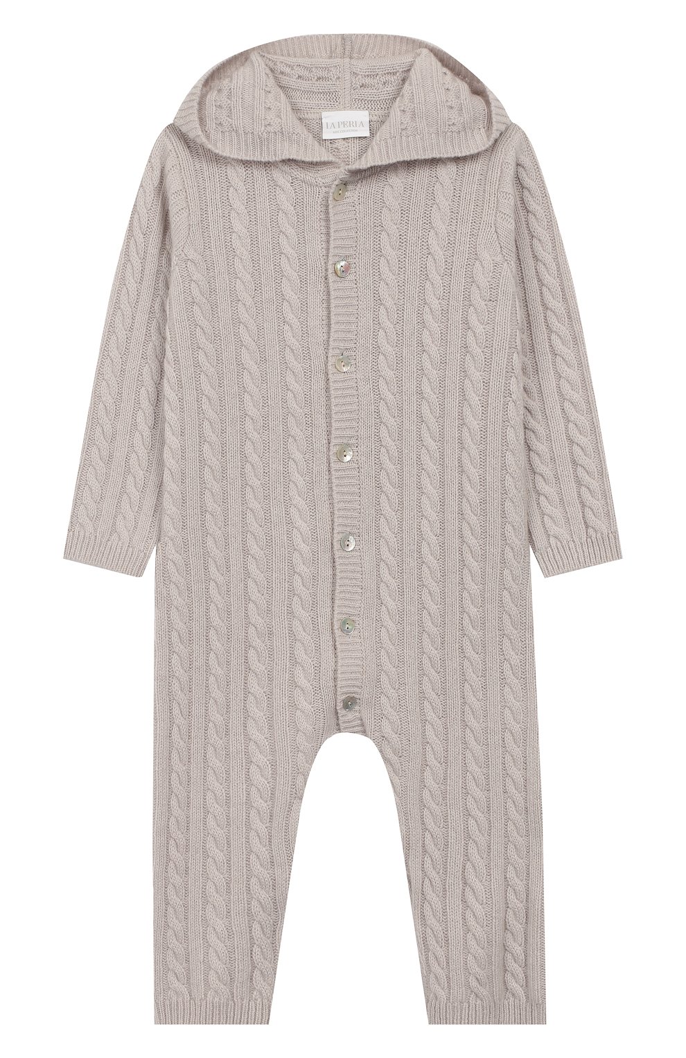 Кашемировый комбинезон с капюшоном LA PERLA, арт. 59975/18M-24M, фото 1