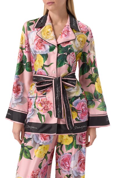 Шелковая блузка DOLCE & GABBANA, арт. F5Q03T/HI1W3, фото 3