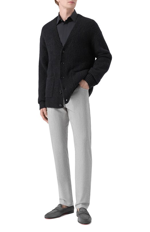 Хлопковая сорочка Zegna 9YC0CA/CT1069 Синий  9YC0CA/CT1069 Фото 2