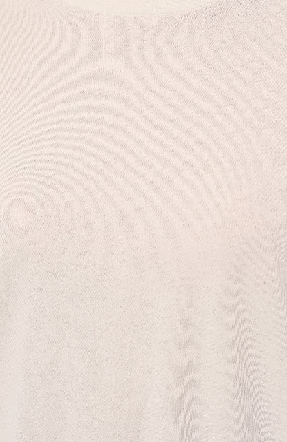 Хлопковая футболка SLVRLAKE кремового цвета по цене 19950 руб., арт. T0VT100PNATW/NATWHT, фото 5 Хлопковая футболка SLVRLAKE, арт. T0VT100PNATW/NATWHT, фото 5