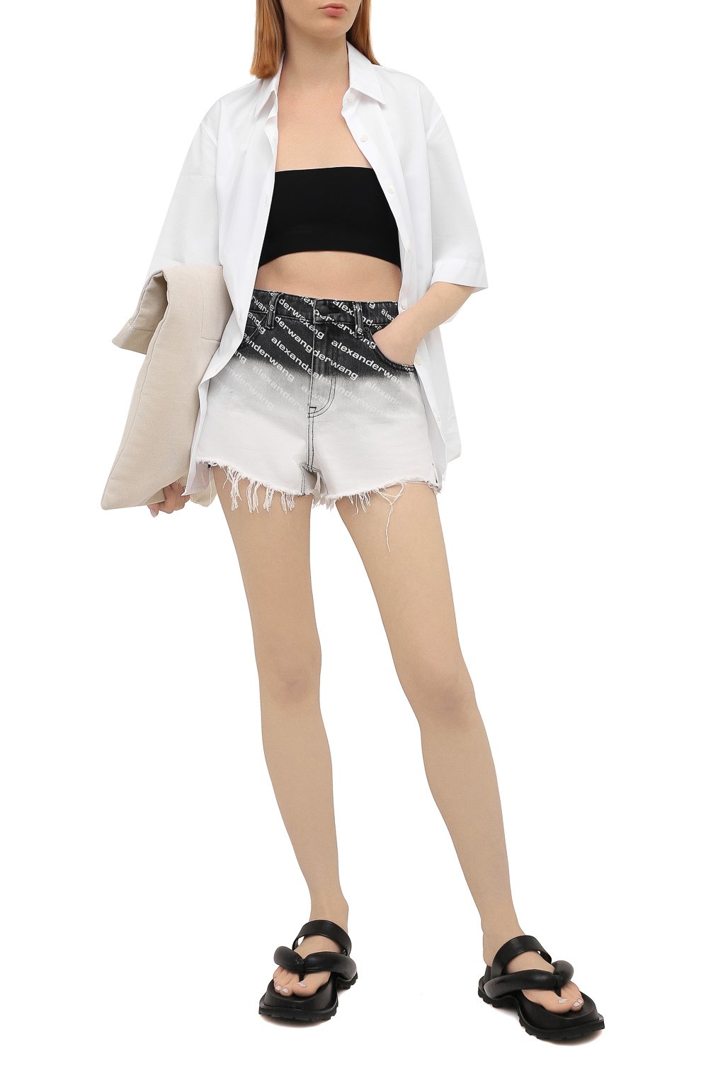 Джинсовые шорты ALEXANDER WANG, арт. 4DC2214907, фото 2