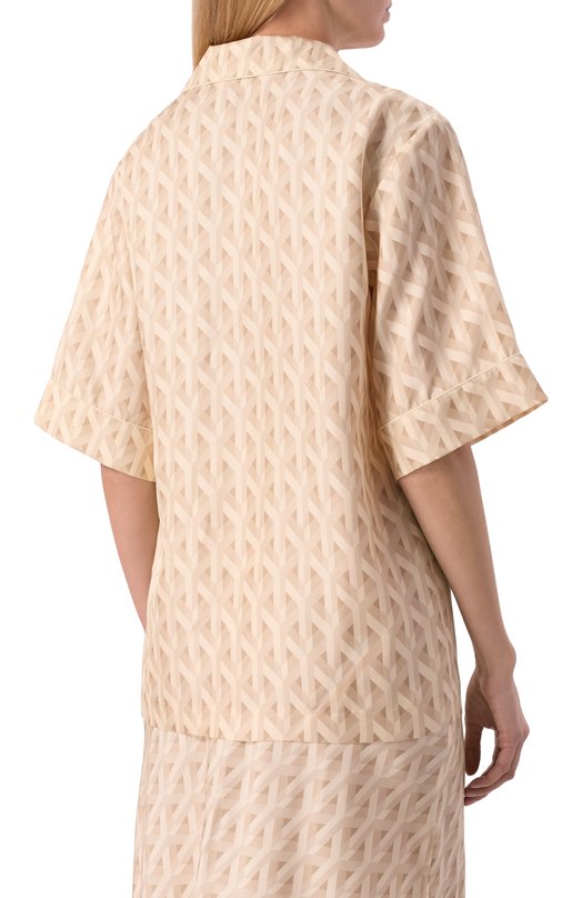 Шелковая рубашка MVST M26.2PW.B032/F127 Бежевый  M26.2PW.B032/F127 Фото 4