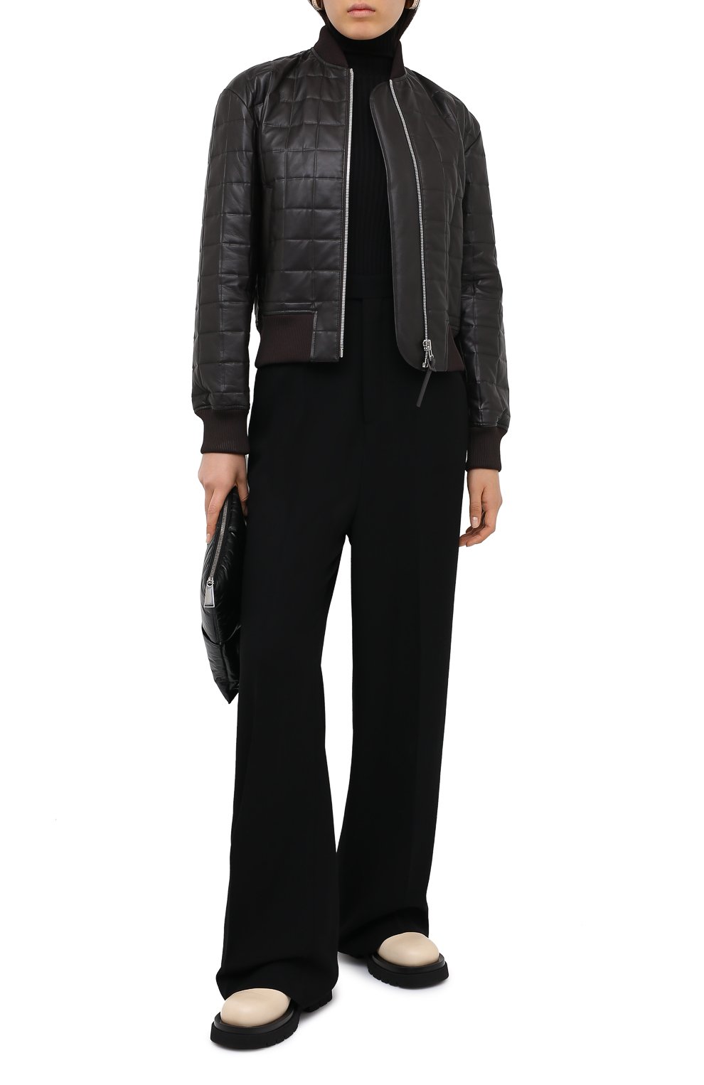 Кожаный бомбер BOTTEGA VENETA, арт. 632541/VKWU0, фото 3