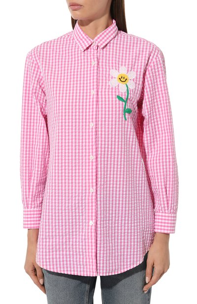 Хлопковая рубашка MC2 SAINT BARTH, арт. STBW/BRIGITTE/05356D, фото 3