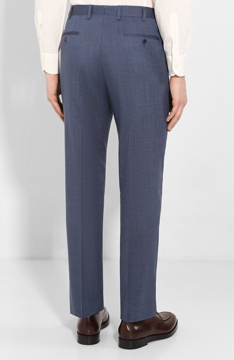 Брюки из смеси шерсти и льна BRIONI, арт. RPL60T/P9AB9/TIGULLI0, фото 4