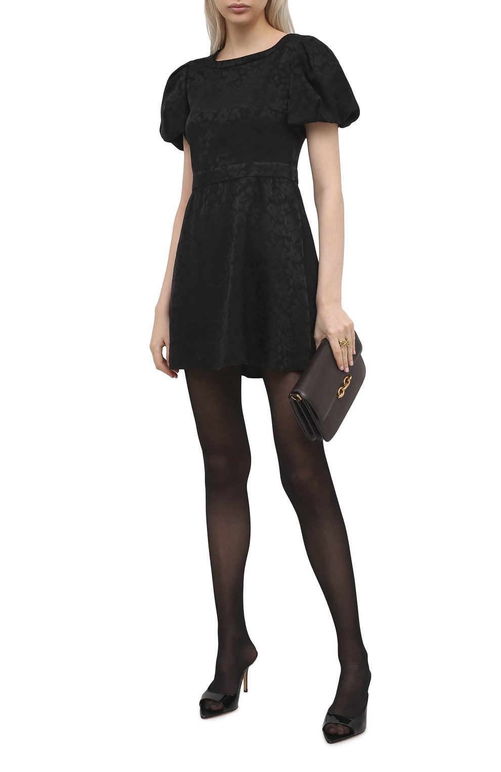 Шелковое платье SAINT LAURENT, арт. 647954/Y7B33, фото 2