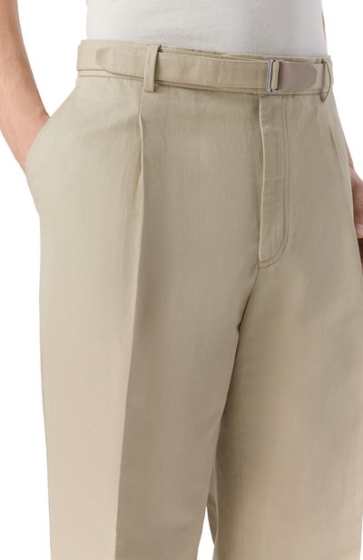 Брюки изо льна и хлопка BRIONI, арт. RPCD0L-PA106, фото 5