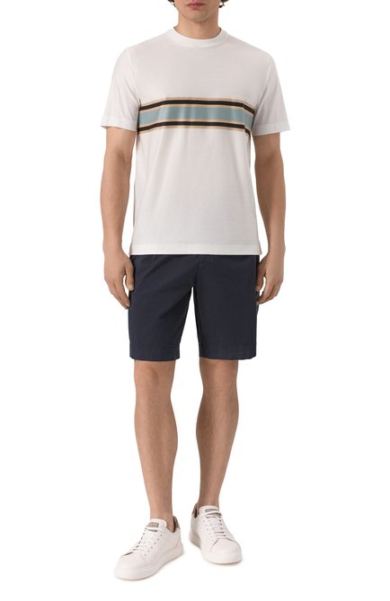 Мужские хлопковые шорты CANALI, арт. D95608/PT01482