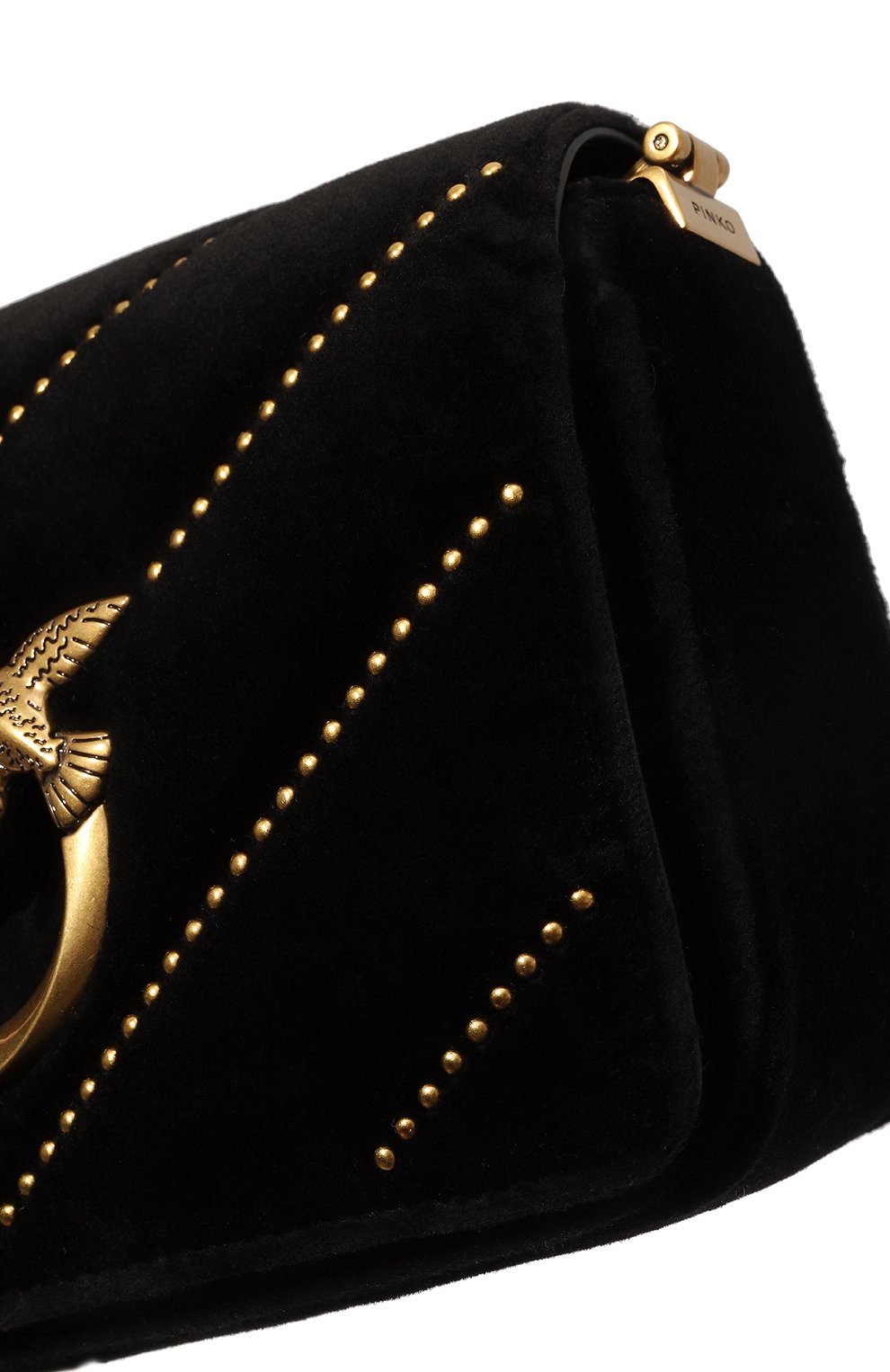 Сумка love click PINKO черного цвета по цене 45900 руб., арт. 100067/A17G, фото 3 Сумка love click PINKO, арт. 100067/A17G, фото 3