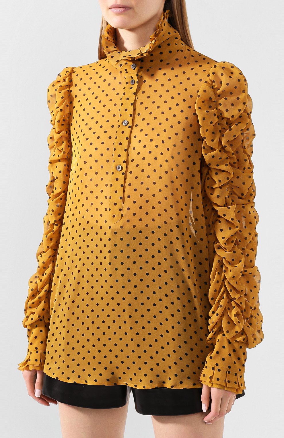 Шелковая блузка DRIES VAN NOTEN, арт. 201-10718-9410, фото 3