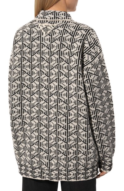 Шерстяной кардиган PRADA, арт. P25I32-1ZGA-F0964-212, фото 4