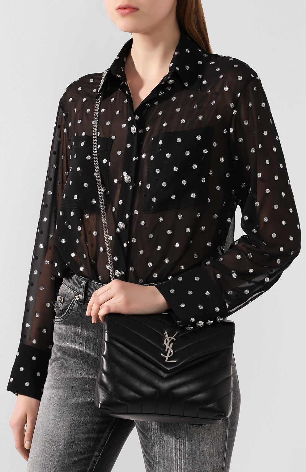 Сумка monogram loulou small SAINT LAURENT, арт. 494699/DV726, фото 5