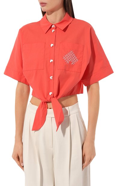 Хлопковая рубашка AKHMADULLINA, арт. 1123.2BL309/C249, фото 3