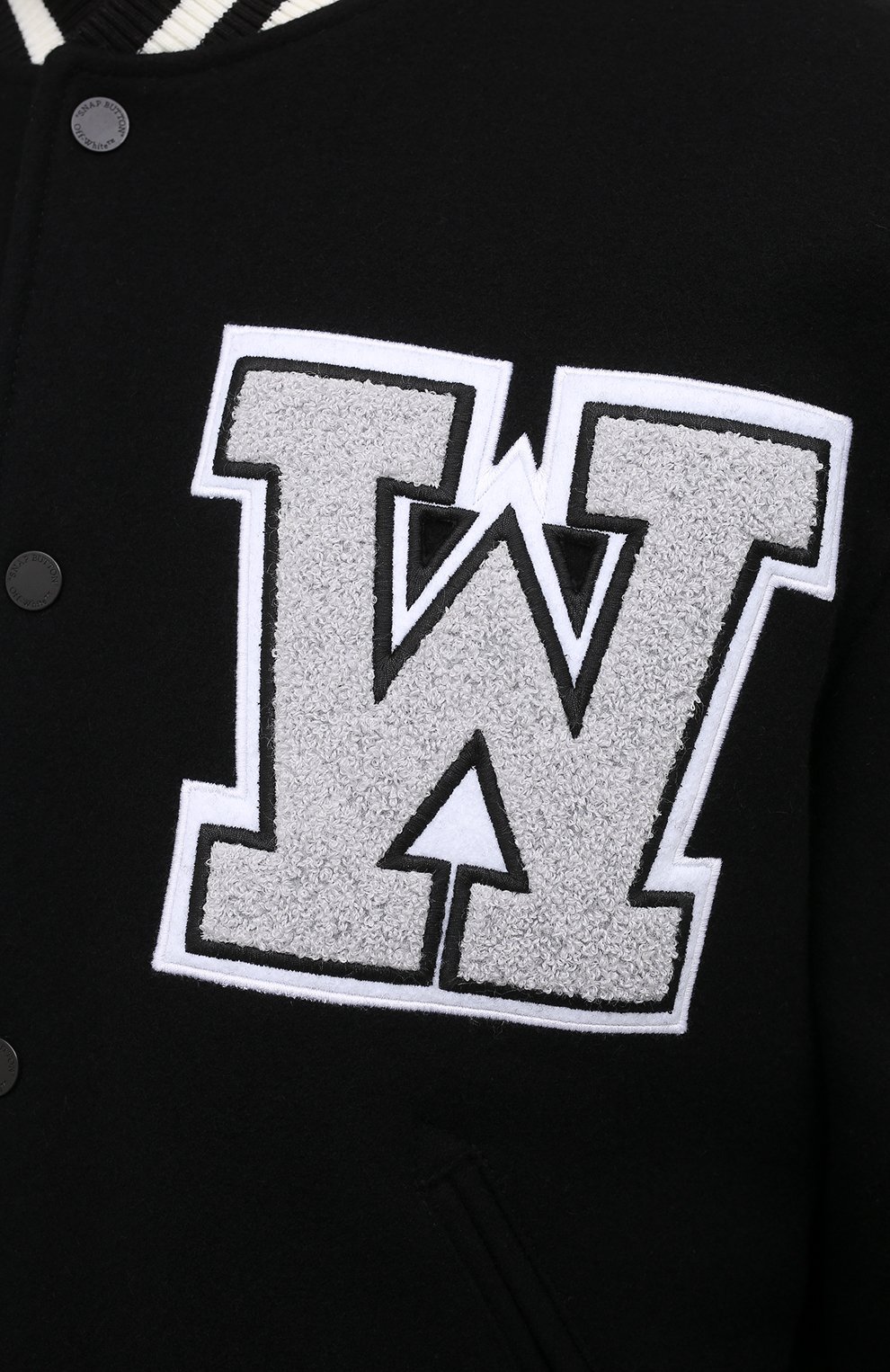 Шерстяной бомбер OFF-WHITE, арт. 0MEA267R21FAB001, фото 5