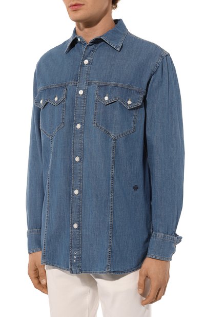 Джинсовая рубашка JACOB COHEN, арт. U C R17 01 T 9734/952D, фото 3