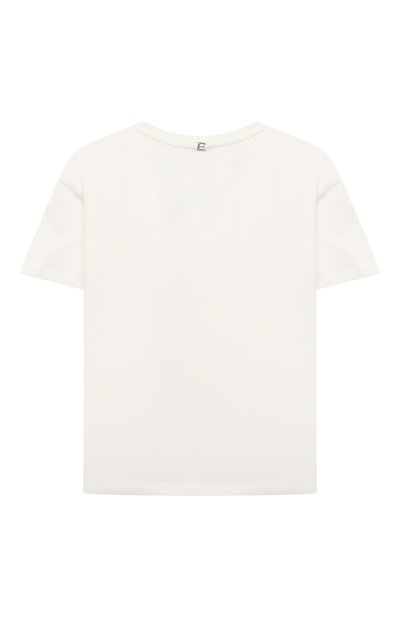 Хлопковая футболка ERMANNO SCERVINO, арт. SFTS050C/JE199-BS003/3A-8A, фото 2