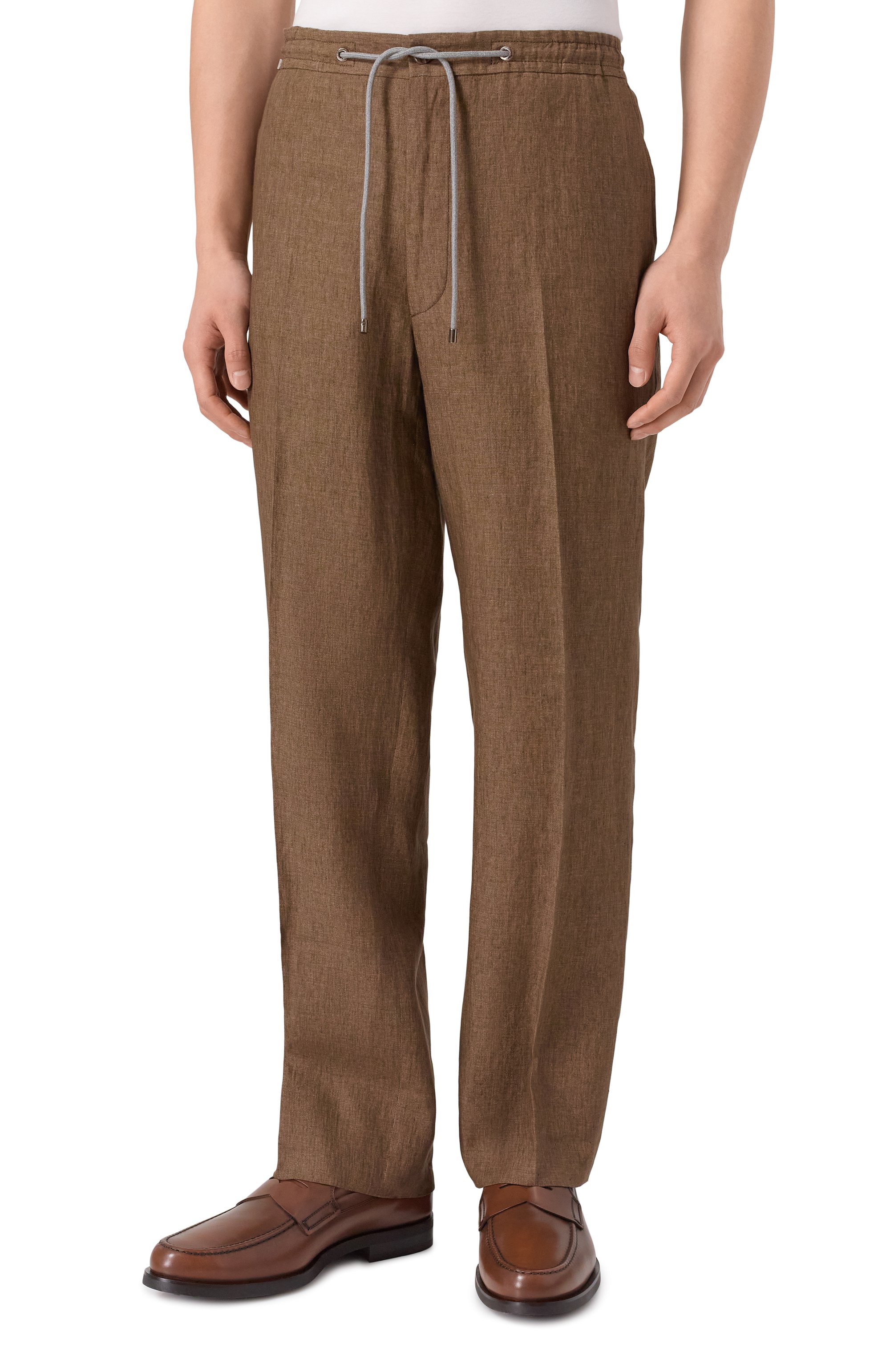 Льняные брюки CORNELIANI, арт. 274L27/2714159, фото 3