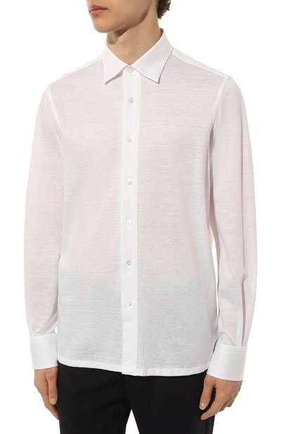 Рубашка из хлопка и льна STEFANO RICCI, арт. CJ006847/TE2301, фото 3