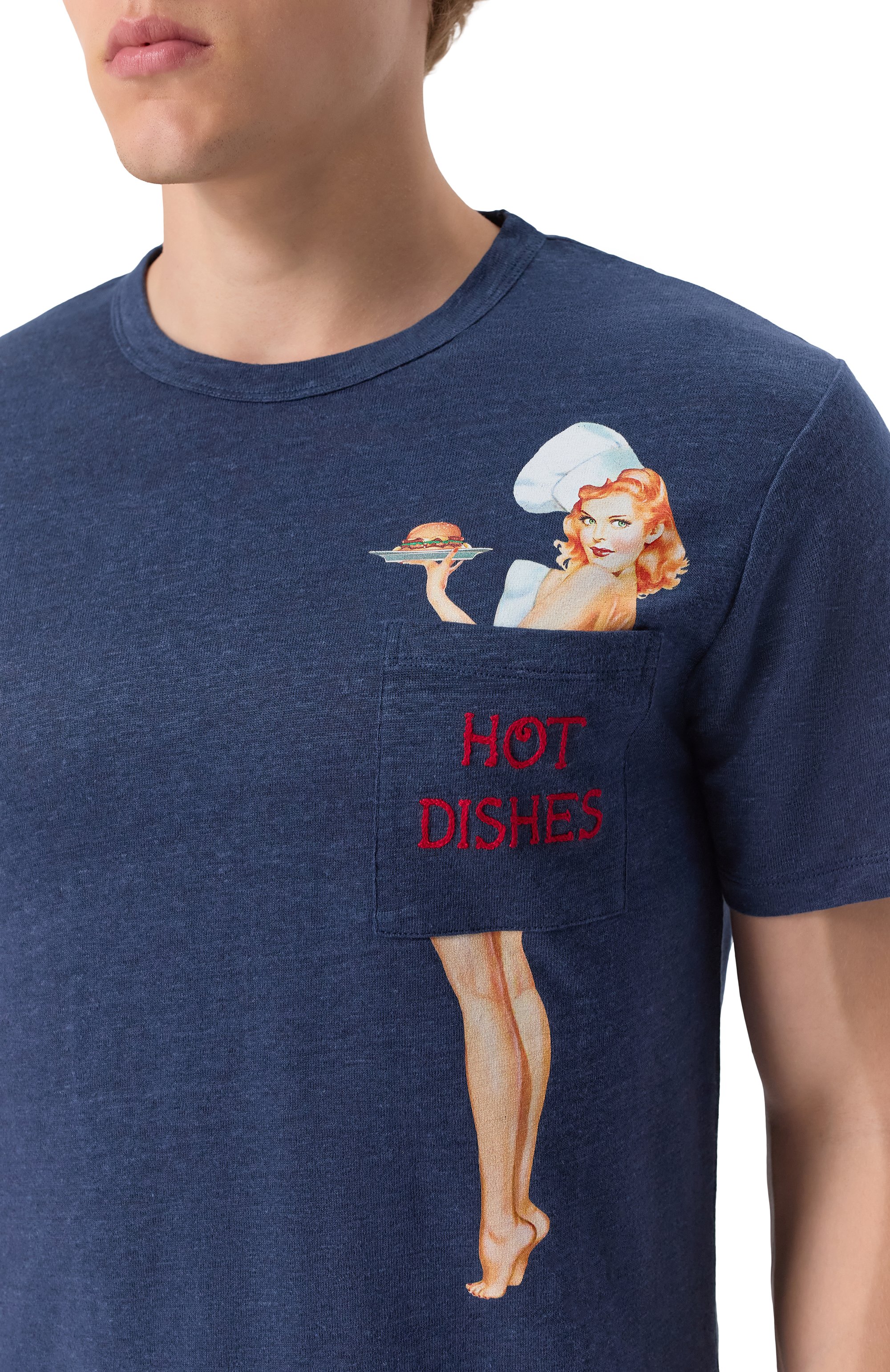 Льняная футболка MC2 SAINT BARTH, арт. STBM ECSTASEA/01202H, фото 5