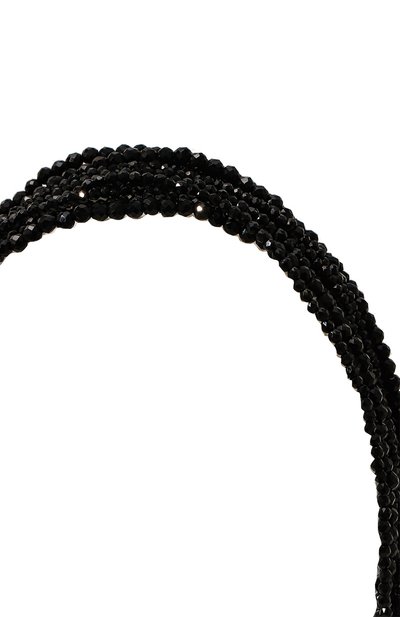 Колье VIEN черного цвета по цене 79900 руб., арт. 2223-59-BLACK, фото 4 Колье VIEN, арт. 2223-59-BLACK, фото 4