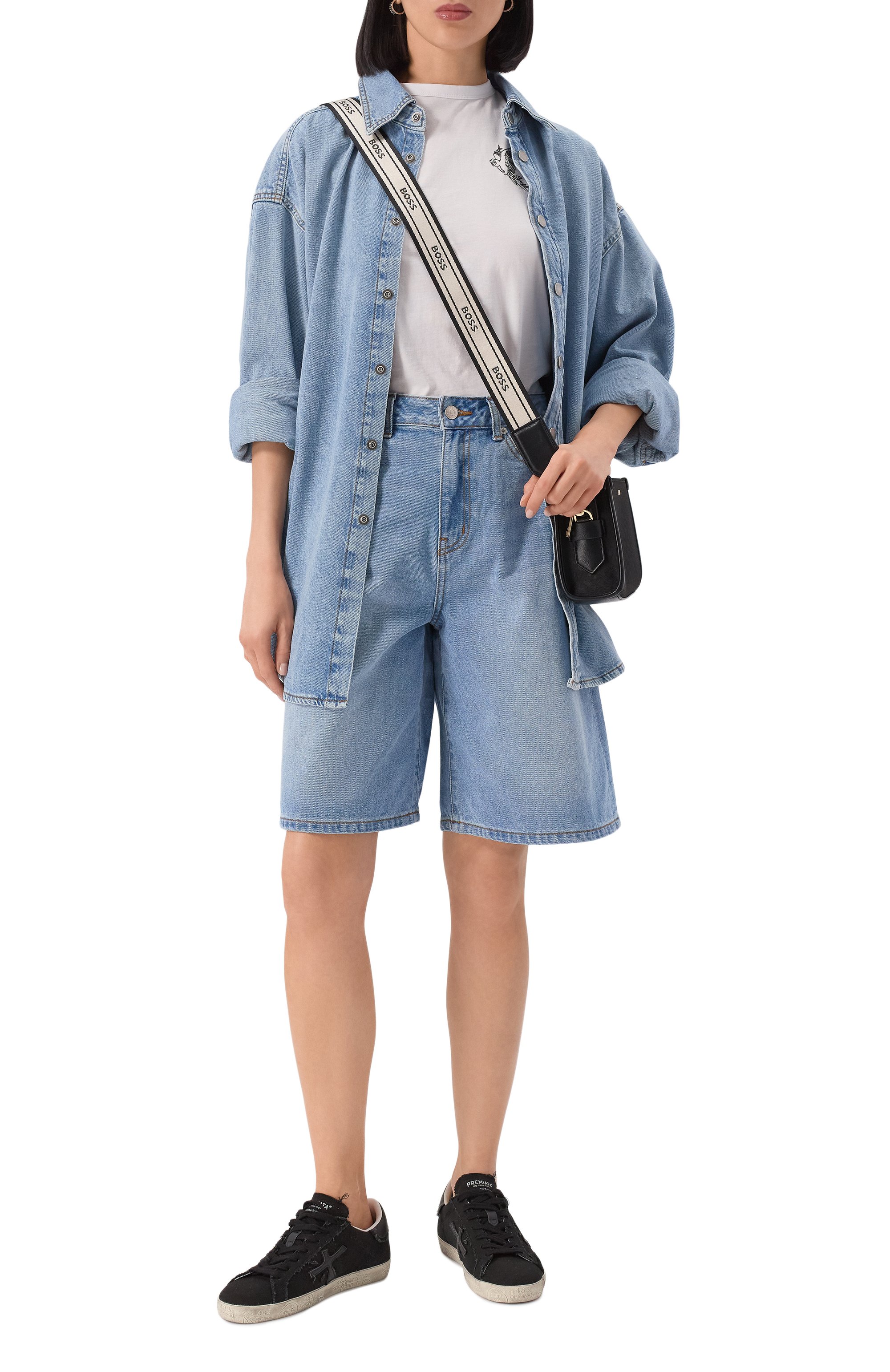 Хлопковая футболка BOSS ORANGE, арт. 50540260, фото 2