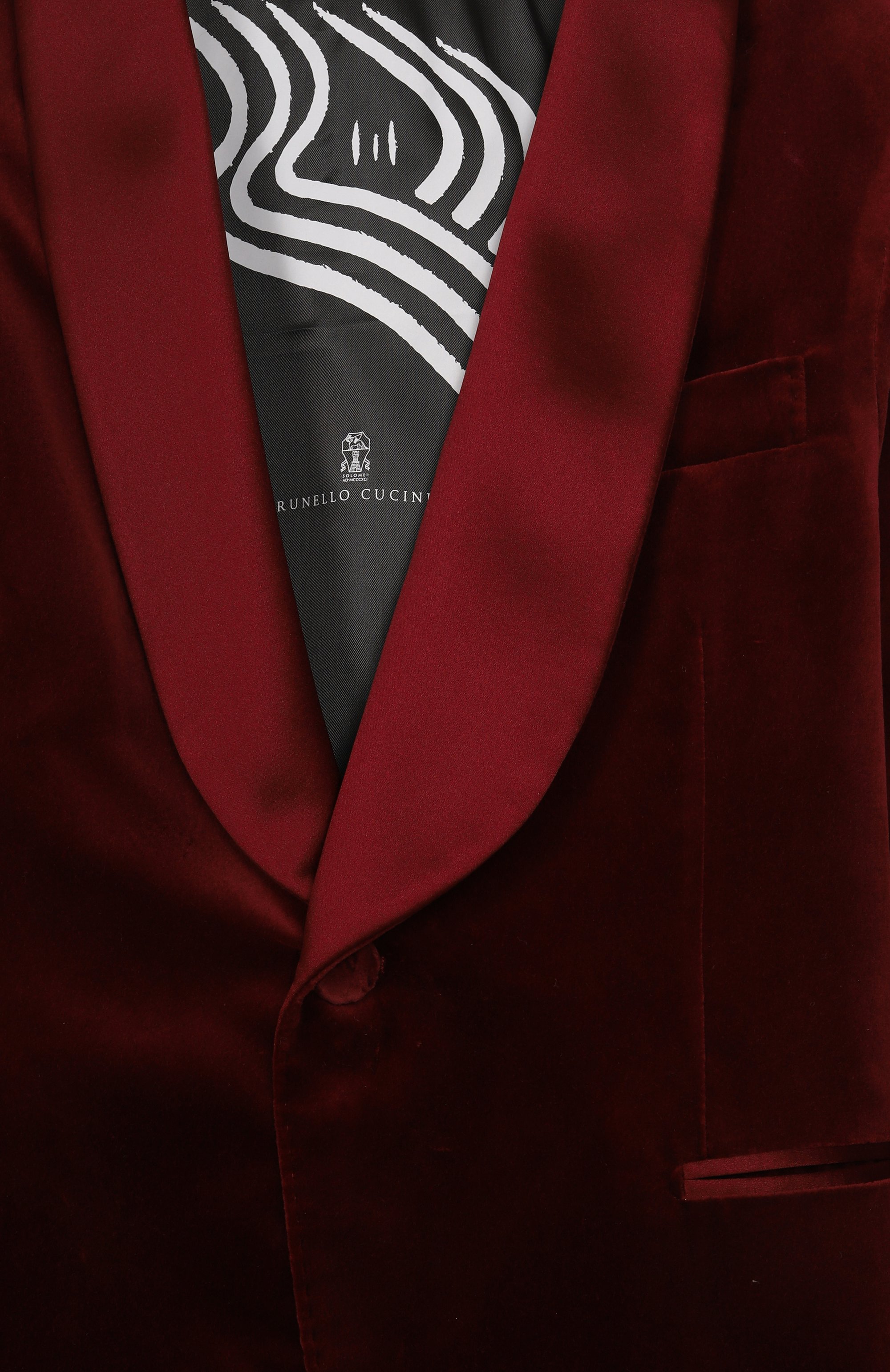 Пиджак из хлопка и шелка BRUNELLO CUCINELLI, арт. BY475S719C, фото 3