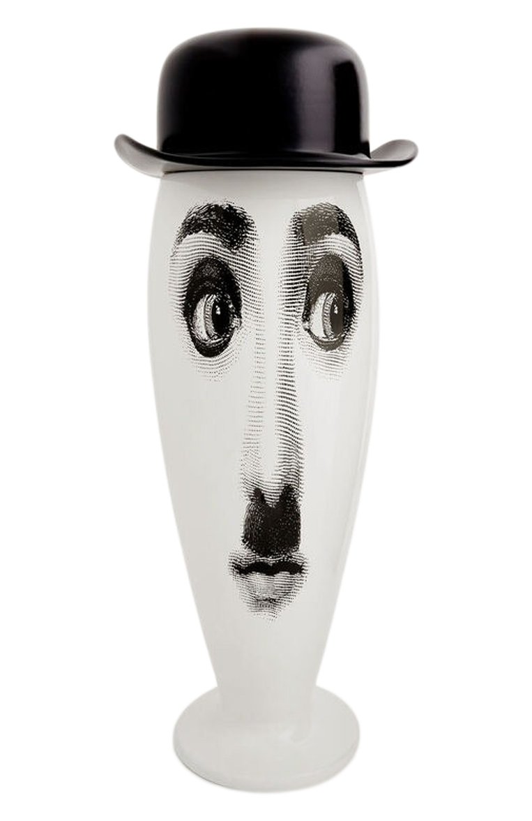 Ваза smilzo charlot FORNASETTI белого цвета, арт. F0R-10536 | Фото 2 (Региональные ограничения белый список (Axapta Mercury): Не проставлено; Нос: Не проставлено; Ограничения доставки: fragile-2)