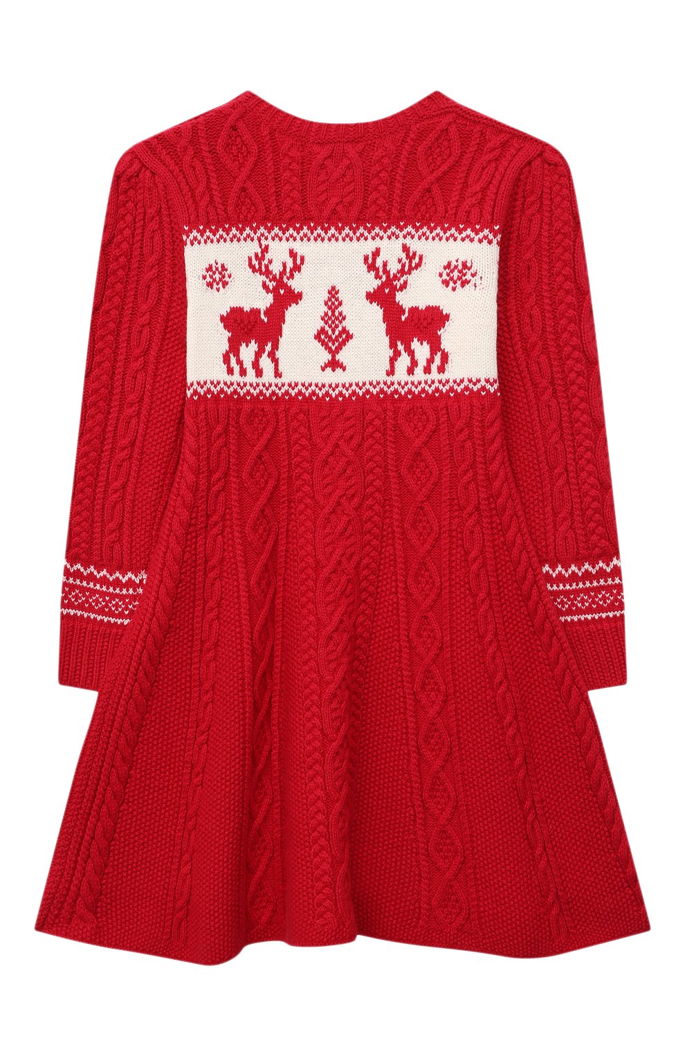 Платье из хлопка и шерсти POLO RALPH LAUREN, арт. 312853179, фото 2