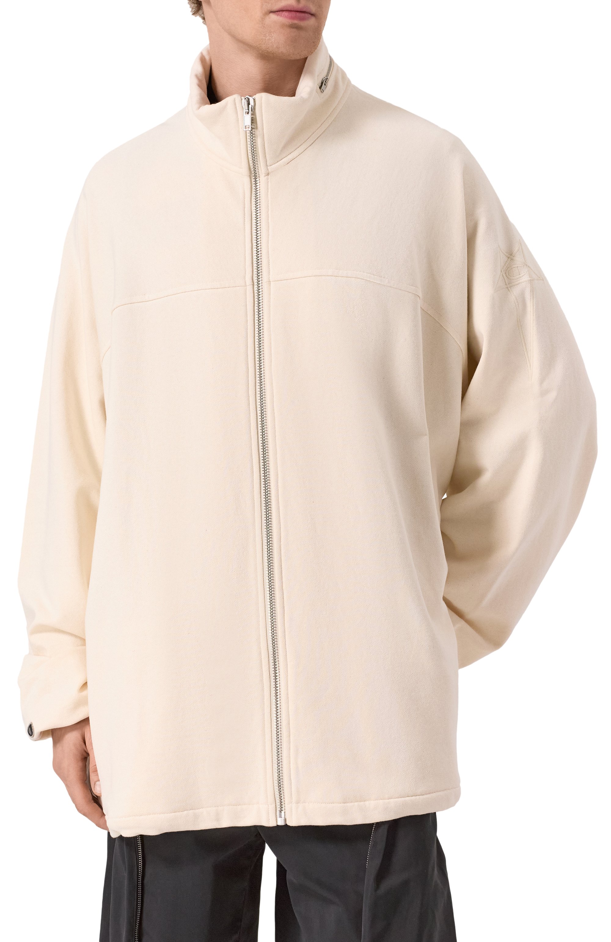 Хлопковая толстовка rick owens x champion jumbo windbreaker RICK OWENS, арт. CM01D0467/CHFE, фото 3