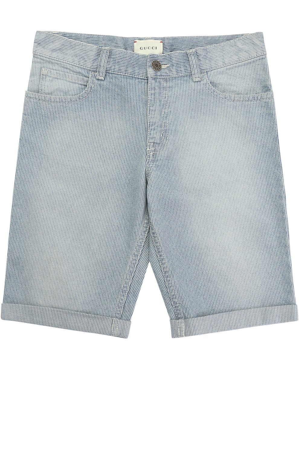 Шорты из денима с аппликацией GUCCI, арт. 453315/XR388, фото 1