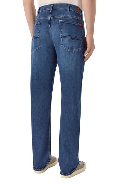 Джинсы standard 7 FOR ALL MANKIND синего цвета по цене 29150 руб., арт. 7TE10C42-3LH, фото 4 Джинсы standard 7 FOR ALL MANKIND, арт. 7TE10C42-3LH, фото 4