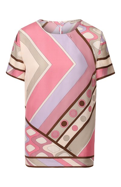 Женский шелковый топ EMILIO PUCCI, арт. 0HRM20/0H741