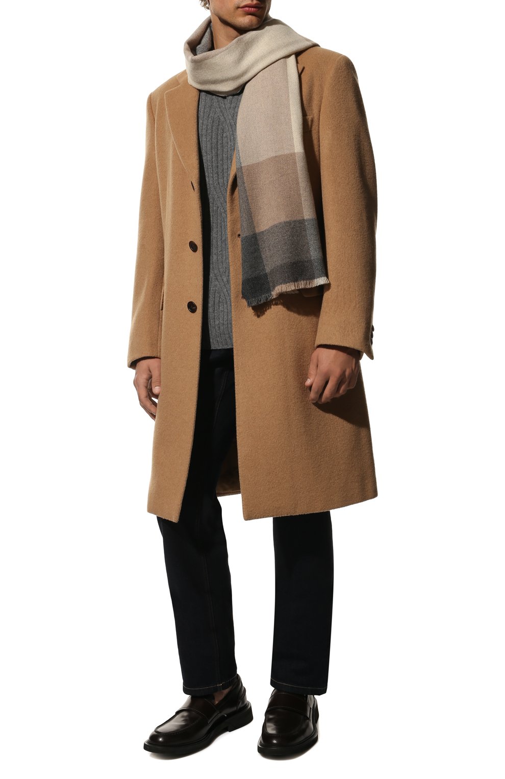 Шарф из шерсти и кашемира BRUNELLO CUCINELLI, арт. MSC666AG, фото 2