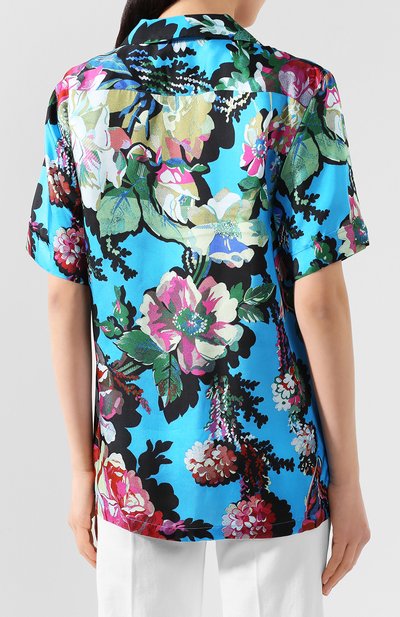 Рубашка из вискозы DRIES VAN NOTEN, арт. 201-10763-9436, фото 4