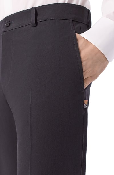 Хлопковые брюки BURBERRY, арт. 8121697, фото 5