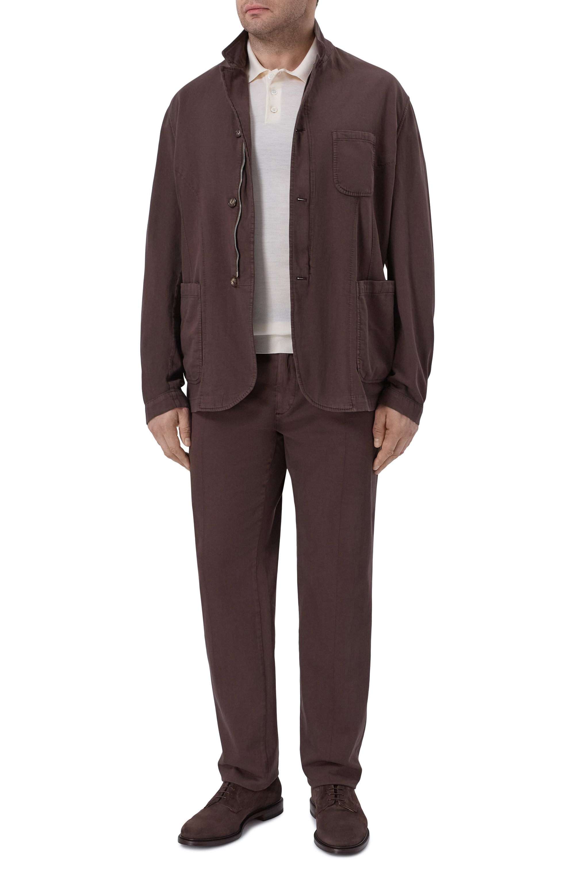 Куртка из хлопка и льна CORTIGIANI, арт. 4AG642, фото 2