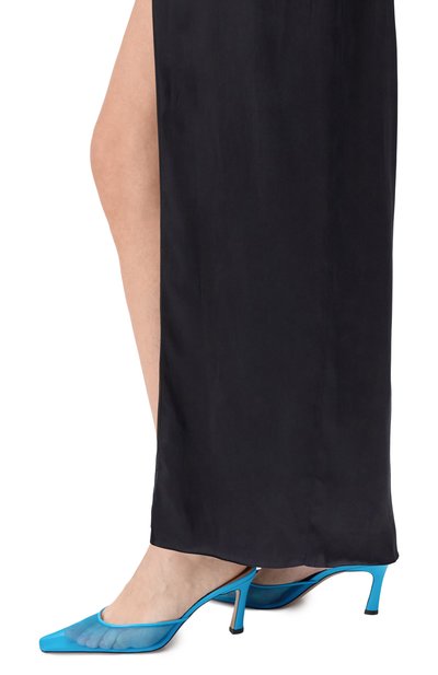 Текстильные мюли juno 75 THE ATTICO, арт. 250WSH00849/PAA082AA, фото 3