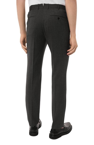Шерстяные брюки ZEGNA темно-серого цвета по цене 69500 руб., арт. 644F00A6/75TB12, фото 4 Шерстяные брюки ZEGNA, арт. 644F00A6/75TB12, фото 4